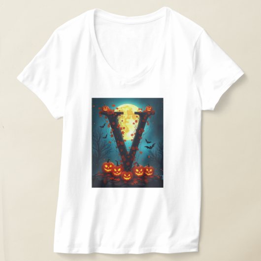 T-shirt Halloween V Pumpkins (Poser)