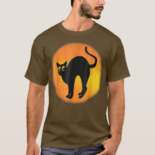 T-shirt Halloween Vintage Halloween en chat noir21