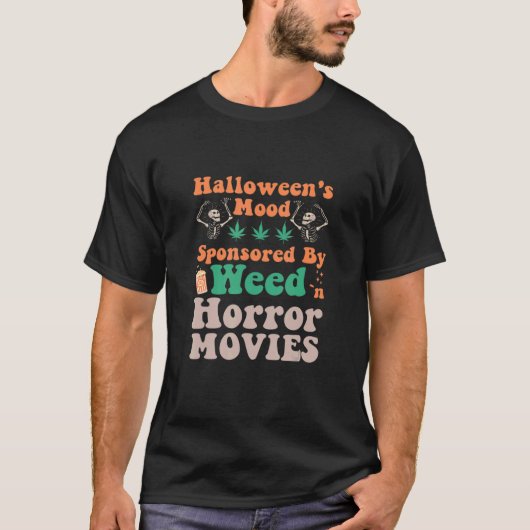 T-shirt Halloween Weed Halloweed 2021 Stoner (Devant)