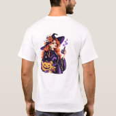 T-shirt Halloween witch (Dos)
