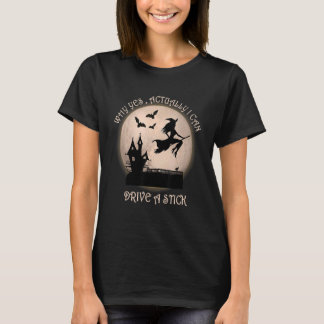 T-shirt Halloween Witch Costume Why Yes
