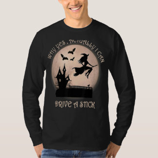 T-shirt Halloween Witch Costume Why Yes