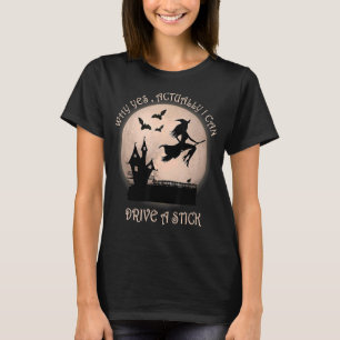 T-shirt Halloween Witch Costume Why Yes