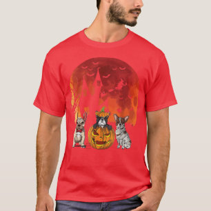 T-shirt Halloween Witch Haunted Castle Amoureux des chiens