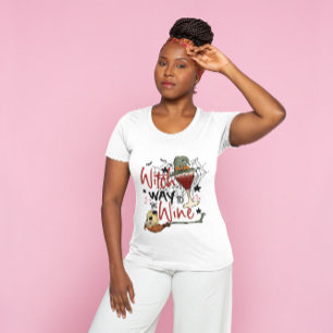 T-SHIRT HALLOWEEN WITCH WAYS TO THE WINE   AMATEUR DE VIN