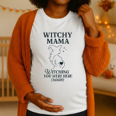 T-shirt Halloween Witchy Mama Enceinte