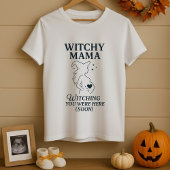 T-shirt Halloween Witchy Mama Enceinte