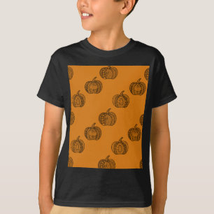 T-shirt Halloween zentangle citrouilles Automne Thanksgivi