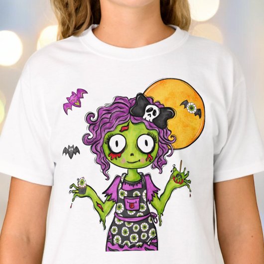 T-shirt Halloween Zombie Cook