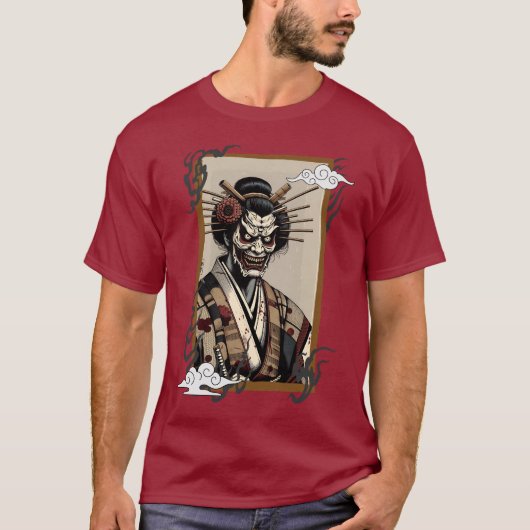 T-shirt Halloween Zombie Japon (Devant)
