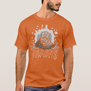 T-shirt Halloween Zombie Line Art Monster Fan Horreur Draw