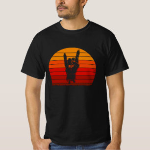 T-shirt Halloween Zombie Rock Hones Bones de sang Rock sur