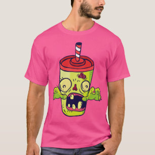 T-shirt Halloween Zombie Soda Monster Fast Food Lover Drop