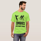 T-shirt Halloween Zombies Hate Fast Food Joggers Drôle (Devant entier)