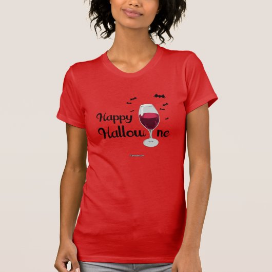 T-shirt Hallowine heureux (Devant)