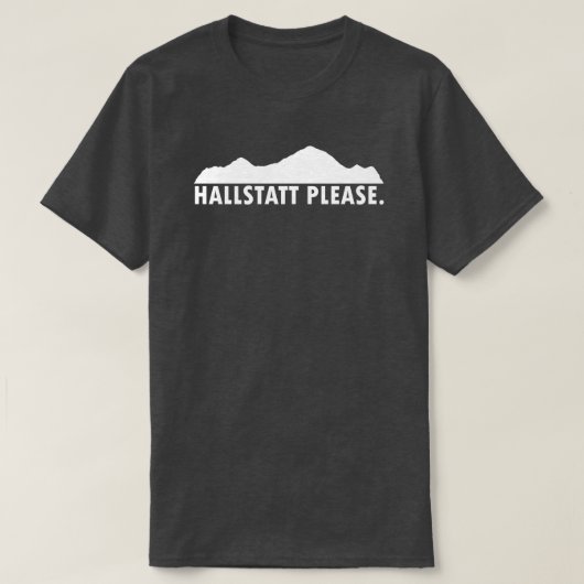 T-shirt Hallstatt Autriche S'il vous plaît (Design devant)