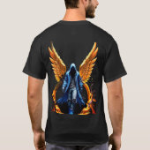 T-shirt Halo Skull Drip (Dos)