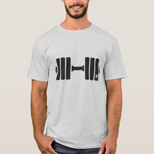 T-shirt Haltère lourde (Devant)