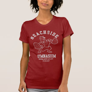 T-shirt Haltérophilie "de gymnase près de la plage" de