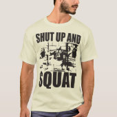 T-shirt Haltérophilie - Old School Squat (Devant)
