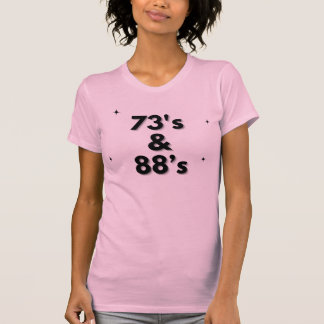 T-shirt Ham Radio 73 & 88's