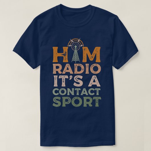 T-shirt Ham Radio Amateur Radio Code Morse pour Radio Oper (Design devant)