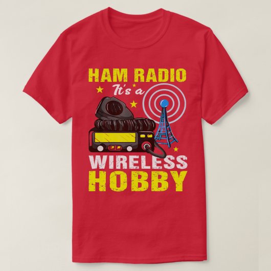 T-shirt HAM Radio C'Est Un Hobby Amateur HAM Radio Sans Fi (Design devant)