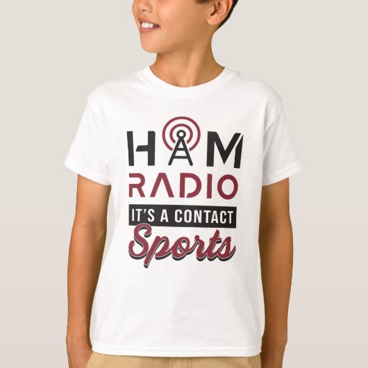 T-shirt HAM Radio Opérateur Code amateur Antenne Idée cade (Devant)
