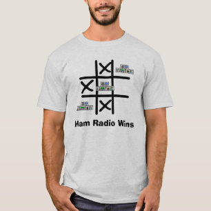 T-shirt Ham Radio Tic Tac Toe