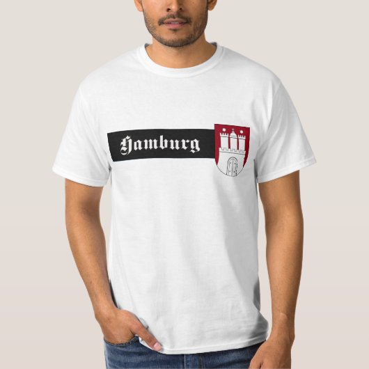 T-shirt Hambourg, Allemagne (Devant)