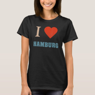 T-shirt Hambourg Hamburger Nord Allemagne Port Bas