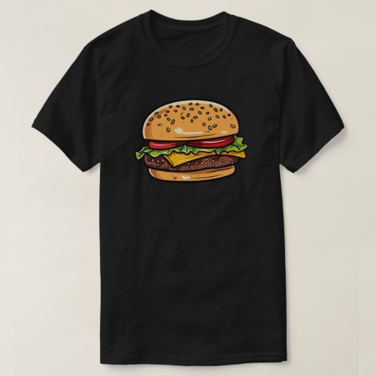 T-shirt Hamburger (Design devant)