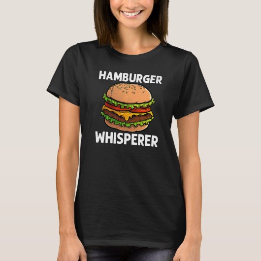 T-shirt Hamburger cool Pour Hommes Burger Cheeseburger F (Devant)