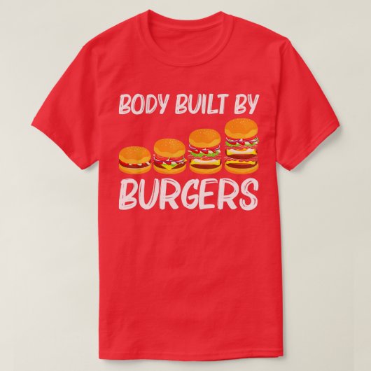 T-shirt Hamburger cool Pour Hommes Femmes Cheeseburger Fas (Design devant)