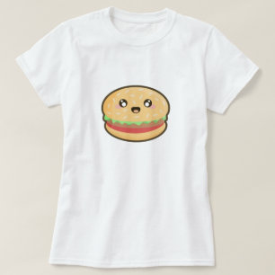 T-shirt Hamburger de Kawaii