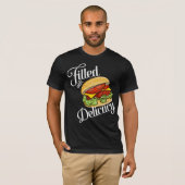 T-shirt hamburger Delicacy (Devant entier)