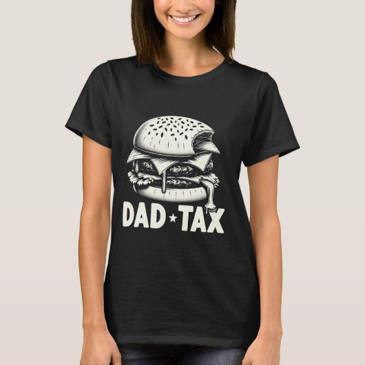 T-shirt Hamburger fiscal papa (Devant)