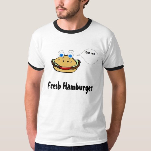 T-shirt Hamburger frais (Devant)