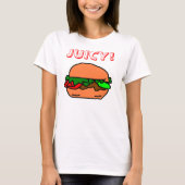 T-SHIRT HAMBURGER JUTEUX ! (Devant)