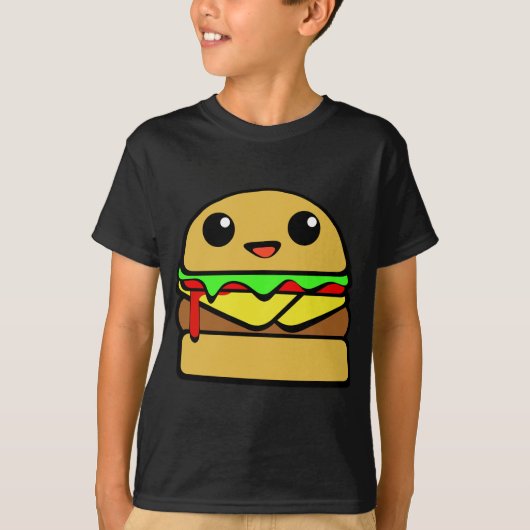 T-shirt Hamburger mignon (Devant)