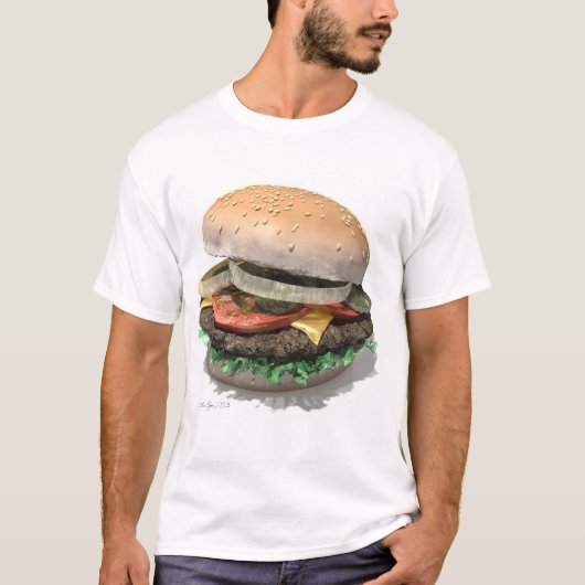 T-shirt Hamburger parfait (Devant)