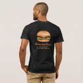 T-shirt Hamburger Restauration rapide Informations sur le  (Dos entier)