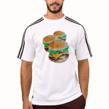 Hamburger vêtements actifs, design pop art origina