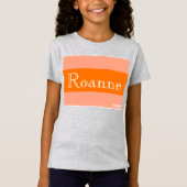 T-Shirt HAMbWG - Chemise T pour enfants - Bandes orange (Devant)