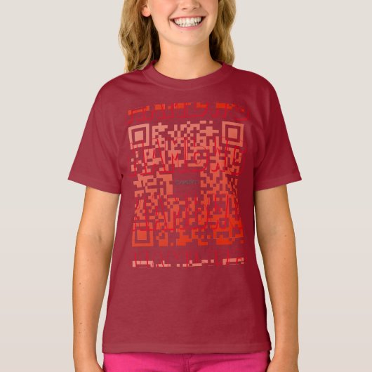 T-shirt HAMbWG - Logo rouge ComfortSoft® T- QR sans poigné (Devant)
