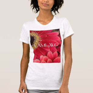 T-shirt HAMbyWG - Faisceaux de Gerber rose
