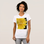 T-shirt HAMbyWG Jaune Gerber Daisies (Devant entier)