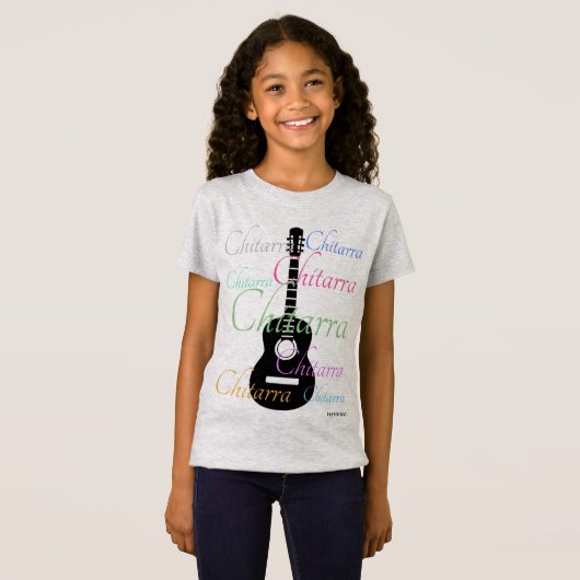 T-Shirt HAMbyWG - Multi-Color - Chitarra (Devant entier)