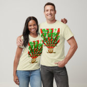 T-shirt Hamchan vert M-petit (Unisexe)