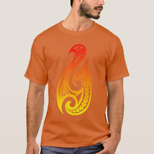 T-shirt Hameçon maori traditionnel Hei matau